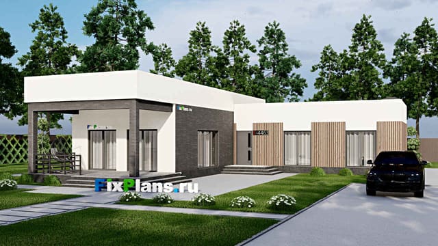 Одноэтажный дом F-4463
